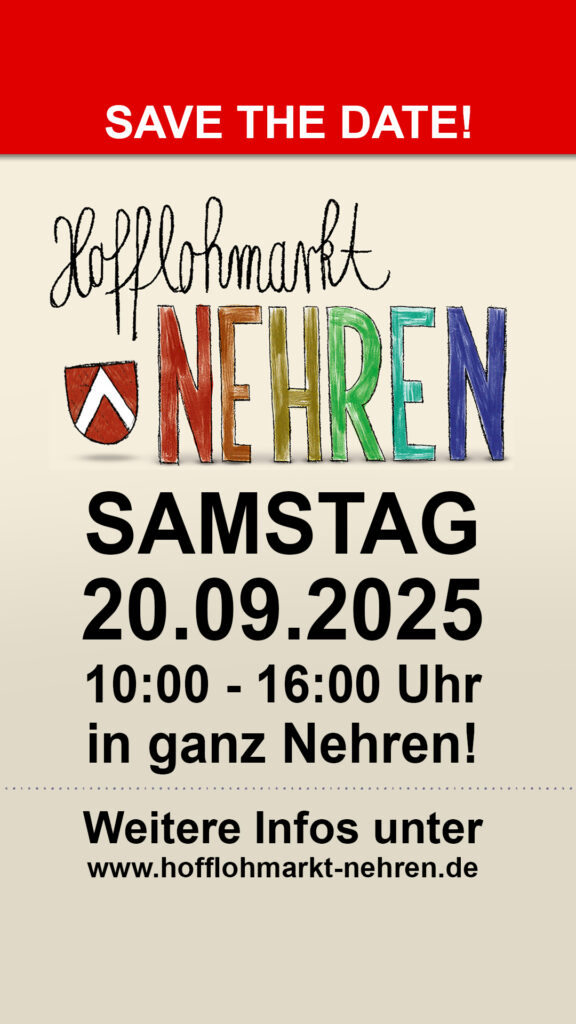 Hofflohmarkt 2025 Save the Date